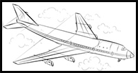 How to Draw an Airplane