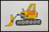 How to Draw a Bulldozer