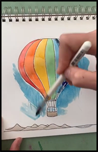 Hot Air Balloon Summer