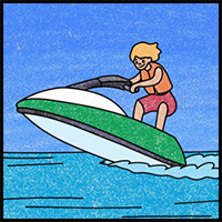 How to Draw a Jet Ski