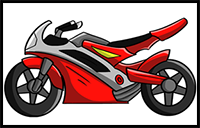 How to Draw a Motorcycle