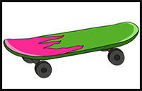 How to Draw a Skateboard