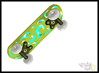 How to Draw a Skateboard