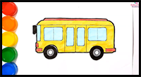 How to Draw a School Bus