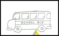 How to Draw a School Bus