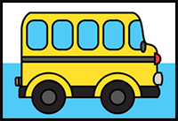 How to Draw a School Bus