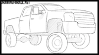 How to Draw a Truck Easy