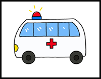 How to Draw an Ambulance