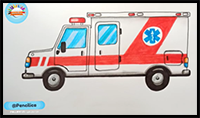 How to Draw an Ambulance