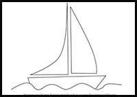 How to Draw a Boat for Kids