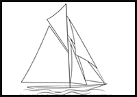 How to Draw a Sailboat