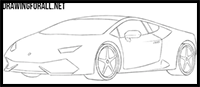 How to Draw a Lamborghini Easy
