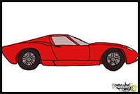 How to Draw a Sports Car