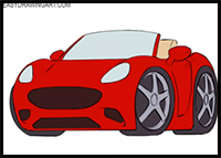 How to Draw a Sports Car