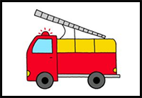 How to Draw a Fire Truck