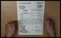 Draw a Train Worksheet