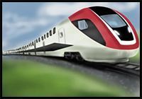 How to Draw an Electric Train