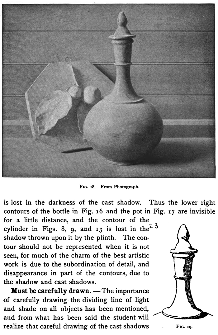 how to draw cast shadows