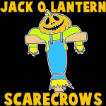 How to Draw a Scarecrow with a Pumpkin Head