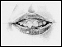 How to Draw Teeth of a Child's Mouth