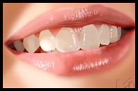 How to Draw the Realistic Mouth & Lips and Teeth 